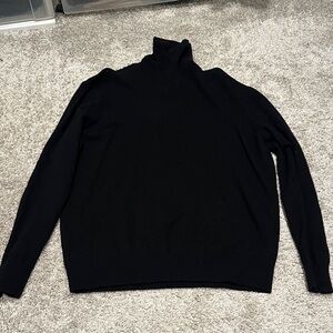 Zara Men's Elegant Black Turtleneck